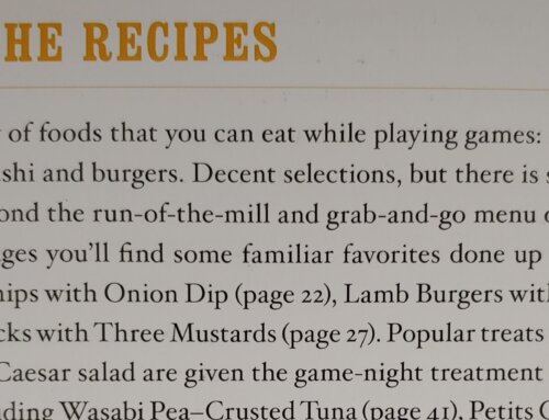 Recipes and “About” Them